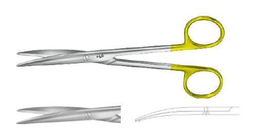 TC ЛЕКСЕР ХВИЛ. ЗАТОЧ. НОЖИЦІ ВИГНУТІ 165MM